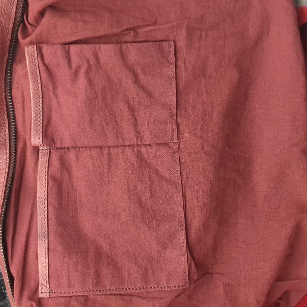 Free People Rare Find Raspberry Hobo - Picture 10 of 14